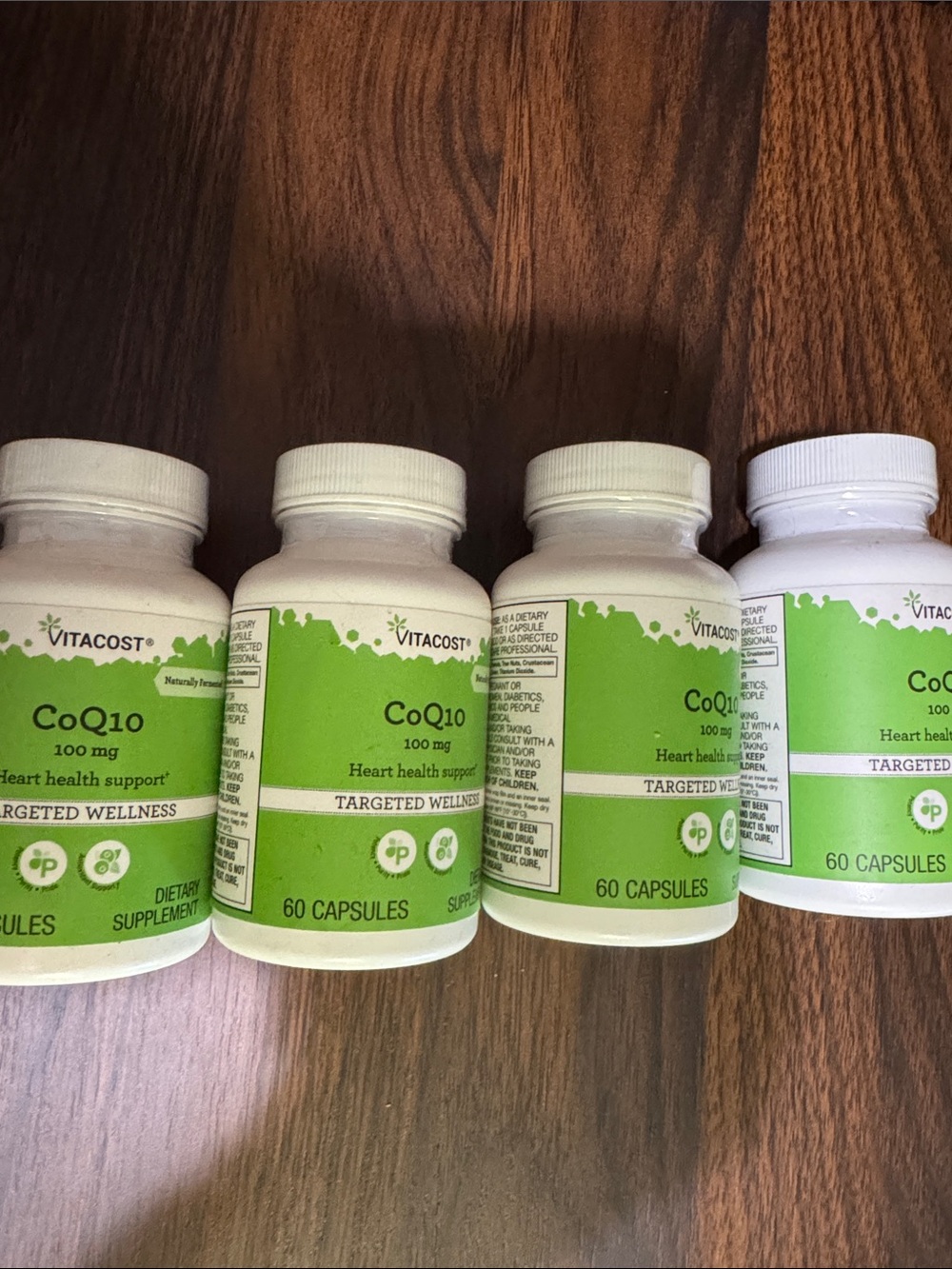 New Vitacost CoQ10 100 mg. 4 bottles